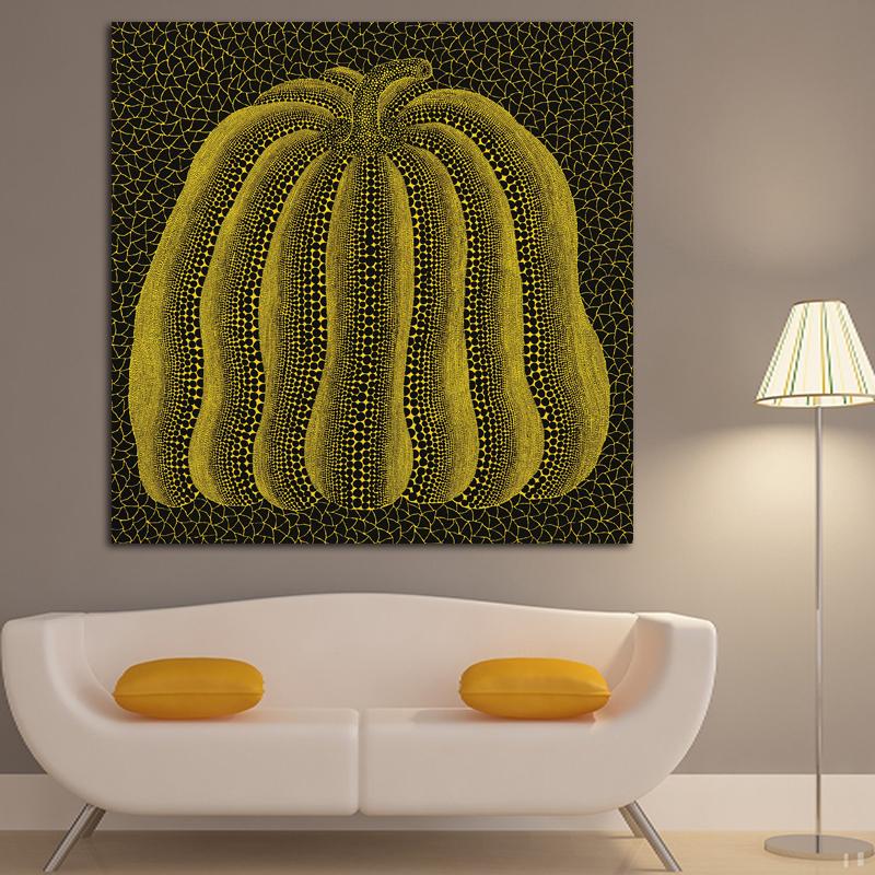 800x800 Abstract Pumpkin Wall Art Canvas Painting Wall Pictures For Living - Abstract Pumpkin Painting