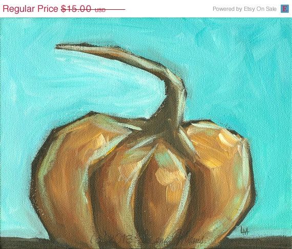 570x485 Abstract Pumpkin - Abstract Pumpkin Painting