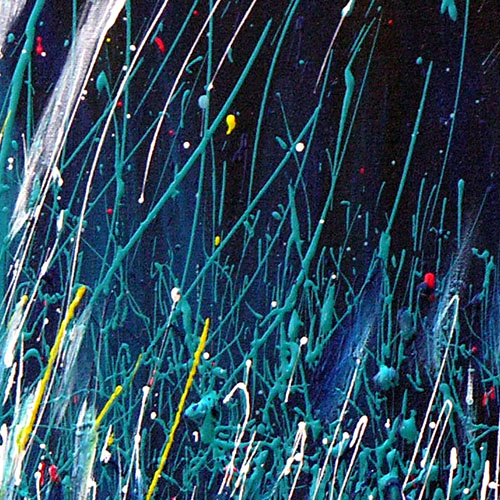 500x500 Set Fire To The Rain 2 Abstract Painting Abstract Paintings - Abstract Rain Painting