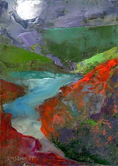 400x560 Famous Impressionist Landscape Paintings Impressionist - Abstract River Painting