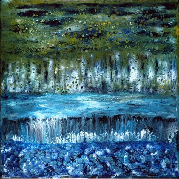 600x600 Abstract River Paintings - Abstract River Painting