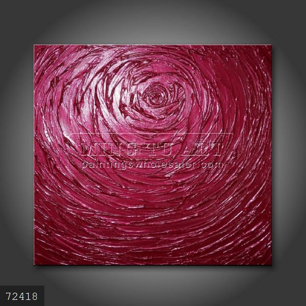 Abstract Rose Painting