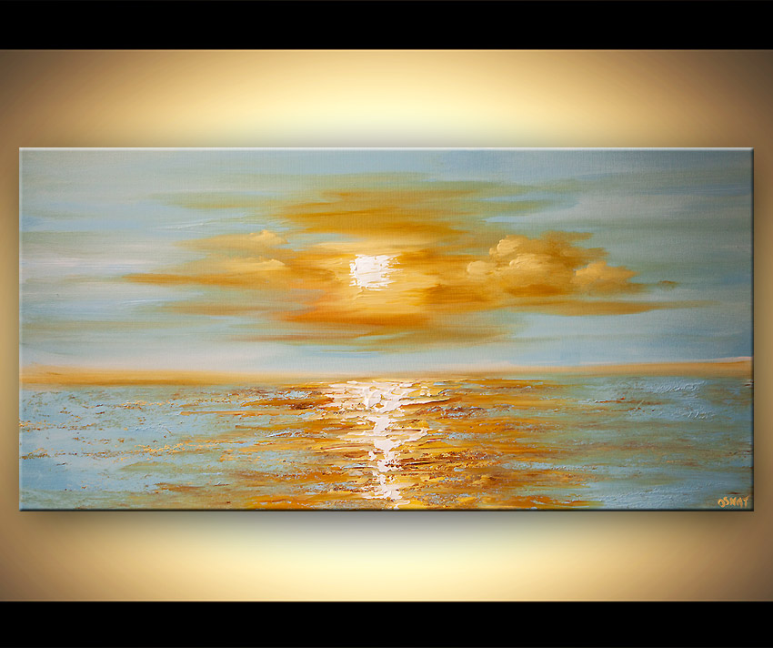 850x712 Painting - Abstract Sea Painting