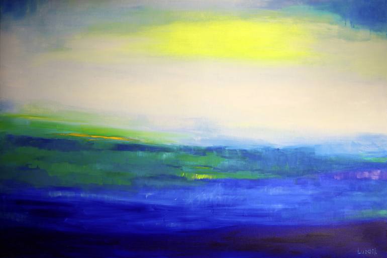 770x514 Saatchi Art Original Abstract Seascape Oil Painting Large Modern - Abstract Sea Painting