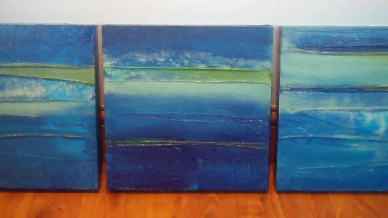 1280x720 Sea - Abstract Sea Painting