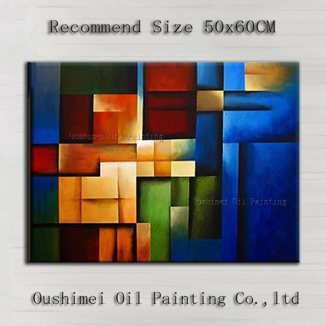 640x640 China Artist Handmade High Quality Modern Abstract Oil Painting - Abstract Shape Painting