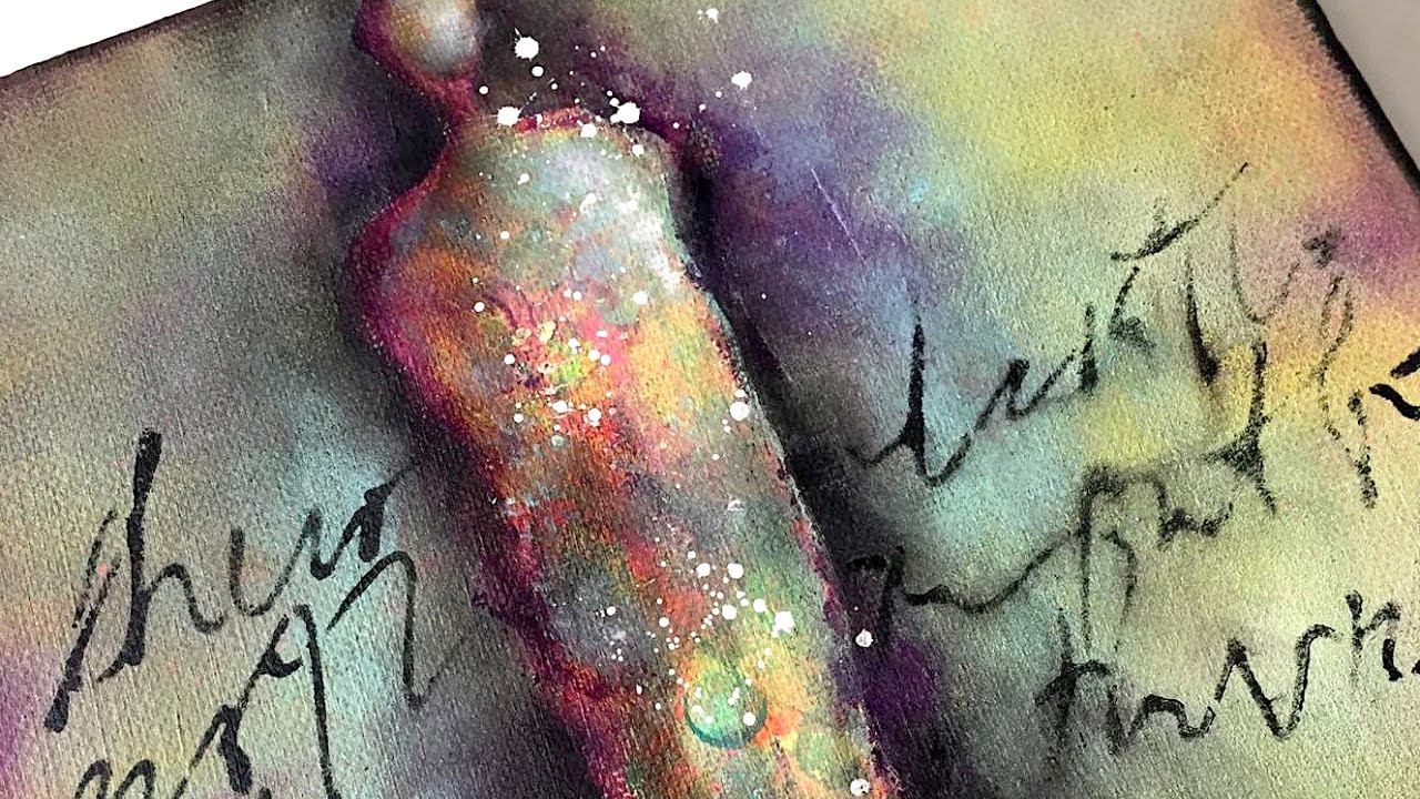 1280x720 Speed Painting - Abstract Silhouette Painting