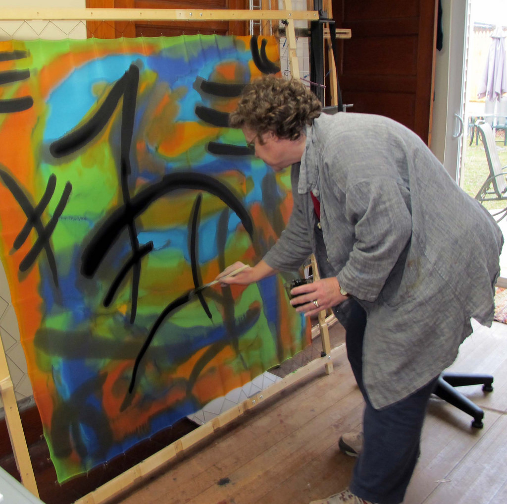 1024x1017 Abstract Silk Painting Linda Marcille - Abstract Silk Painting