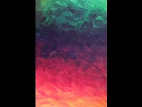 480x360 Abstract Night Sky Acrylic Painting - Abstract Sky Painting