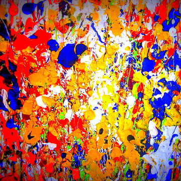 360x360 Abstract Splatter Art - Abstract Splatter Painting