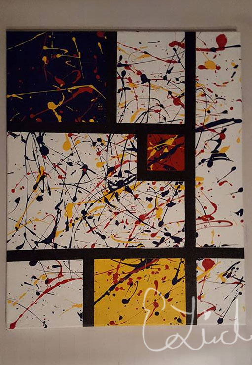 511x739 Abstract Splatter Painting - Abstract Splatter Painting