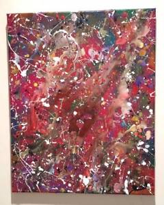 240x300 Alien Splatter Painting Modern Contemporary Abstract Art Film - Abstract Splatter Painting