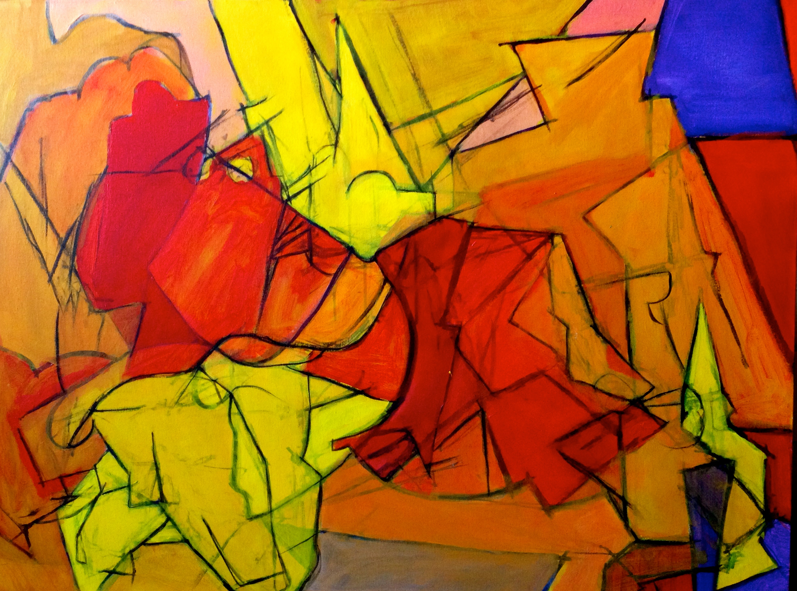 2639x1957 Still Life To Abstraction Exploring Color Families Arts Benicia - Abstract Still Life Painting
