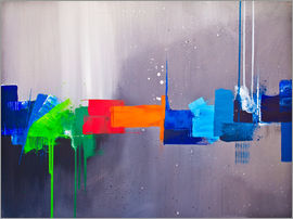 270x202 Abstract Painting Prints Amp Posters Free Delivery Posterlounge - Abstract Stripe Painting