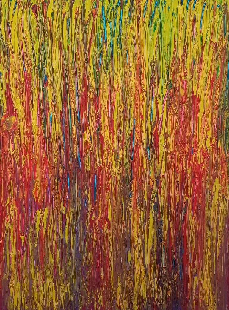 770x1038 Saatchi Art Abstract Sun In My Heart Painting By Larissa Uvarova - Abstract Sun Painting