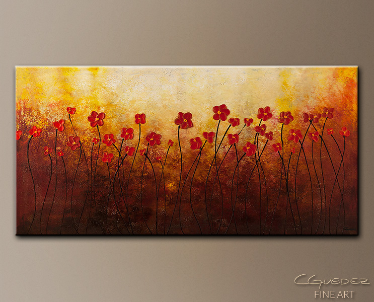 743x600 Abstract Art Painting - Abstract Sunrise Painting