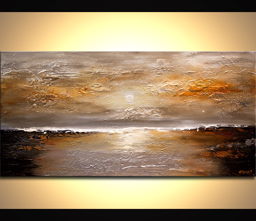 850x735 Painting - Abstract Sunset Painting