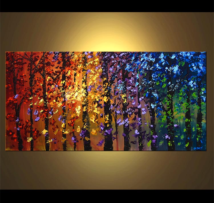 750x709 Painting - Abstract Tree Painting