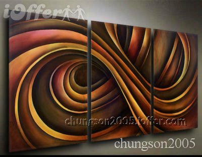 400x312 Framed! Modern Abstract Wall Art Oil On Canvas Painting For Sale - Abstract Wall Art Painting