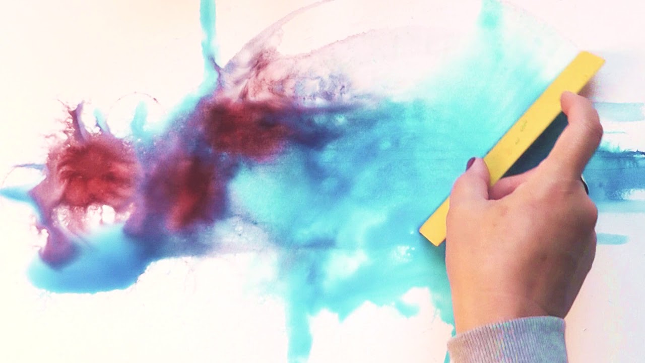 1280x720 Simple Abstract Watercolour - Abstract Watercolor Painting