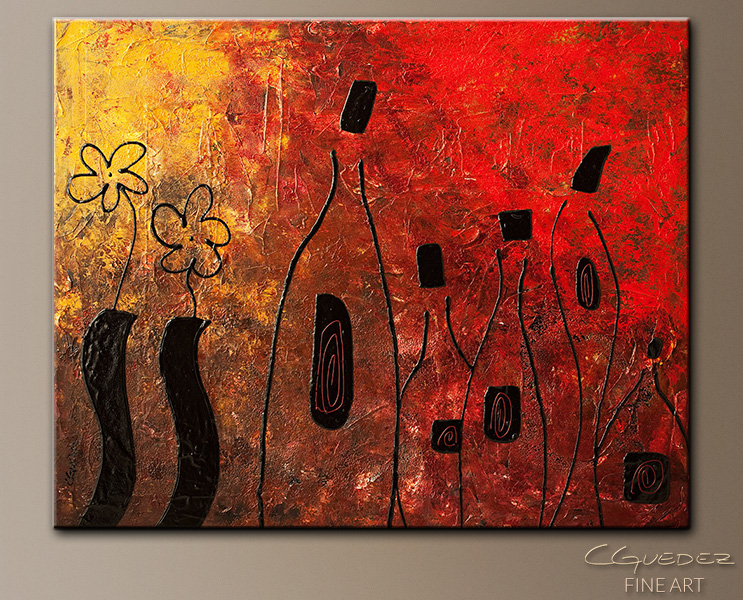 743x600 Modern Wine Abstract Art Painting - Abstract Wine Painting