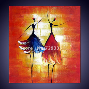 350x350 Buy Free Shipping 100%handpainted Canvas Wall Art Abstract - Abstract Woman Painting