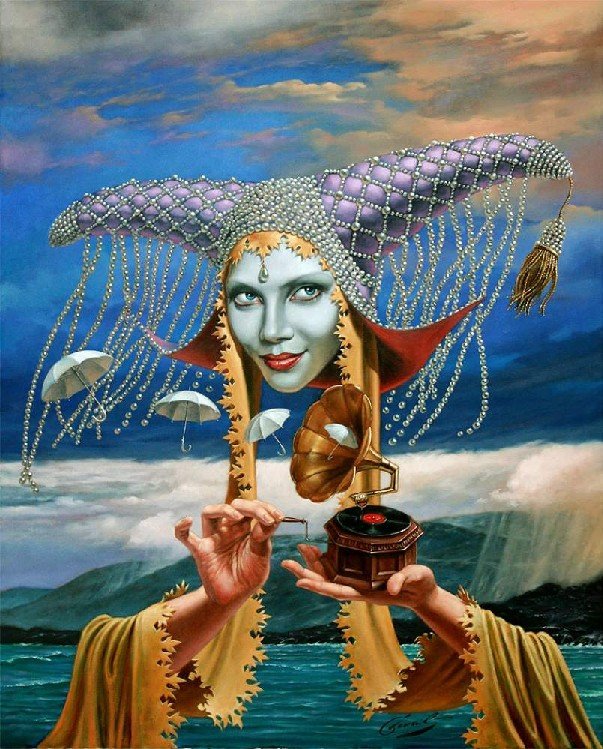 603x749 Michael Cheval - Absurdist Painting