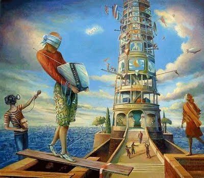 400x349 Rhapsodizing The Art Of Absurdist Photography. - Absurdist Painting