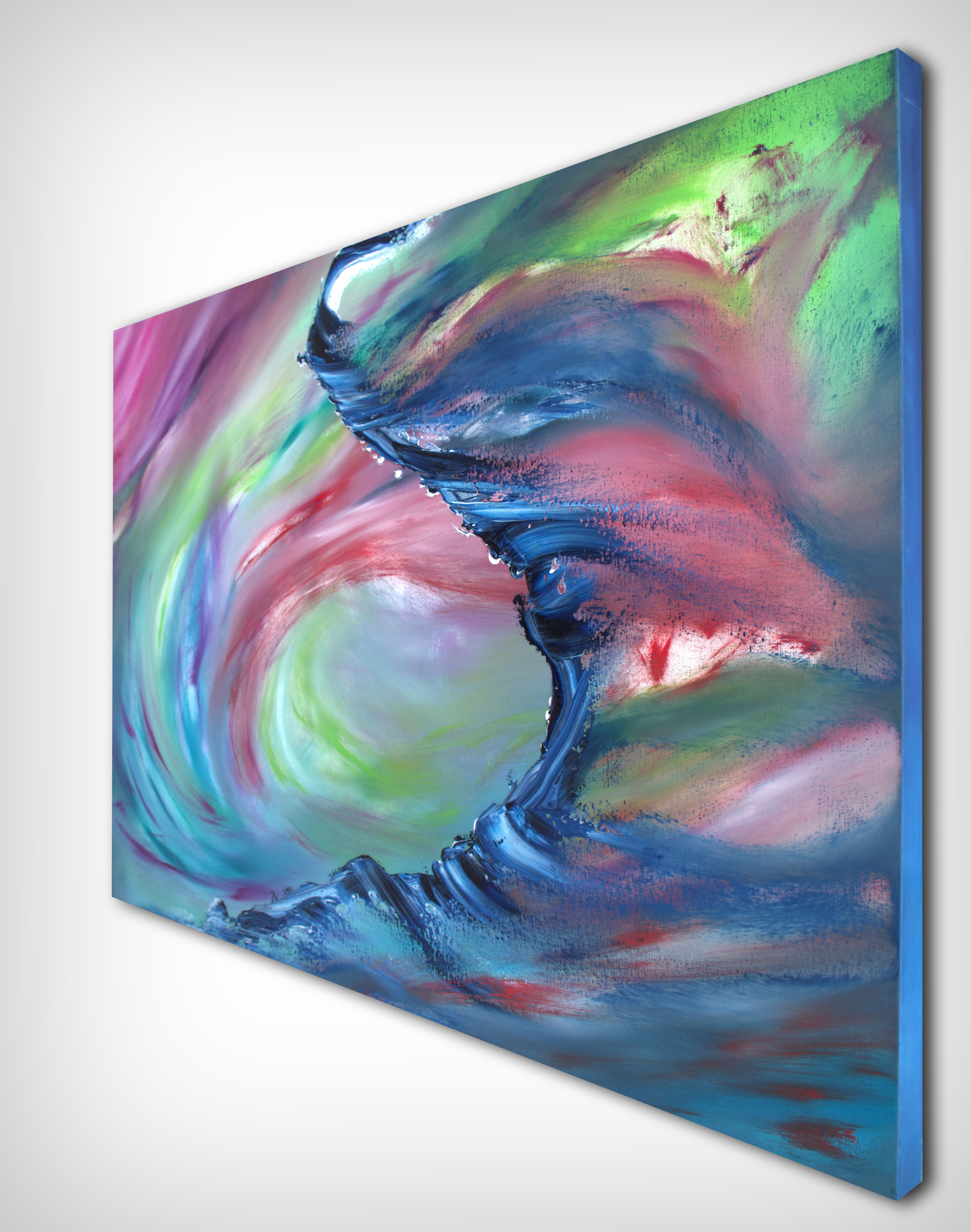 3272x4153 Paintings For Sale Abyss, 100x70 Cm, Deep Edge, Large Xl - Abyss Painting