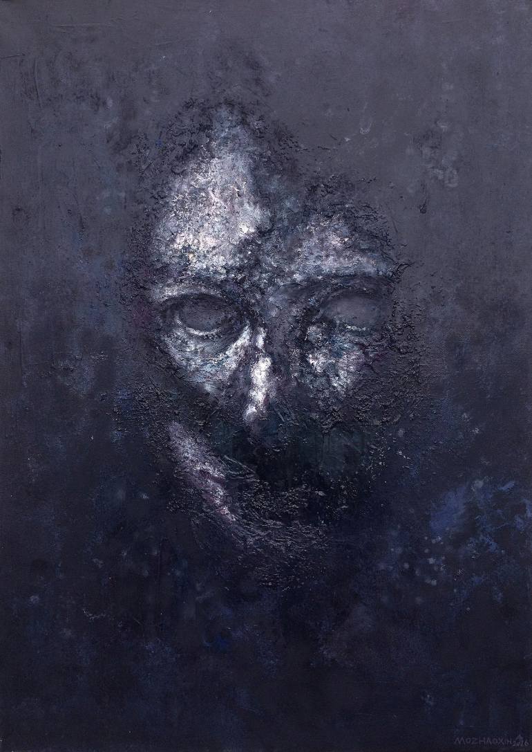 770x1087 Saatchi Art Abyss Painting By Zhaoxin Mo - Abyss Painting