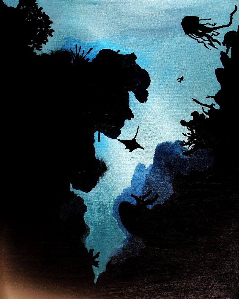 800x1000 Abyss Painting By Touchedbylavender - Abyss Painting