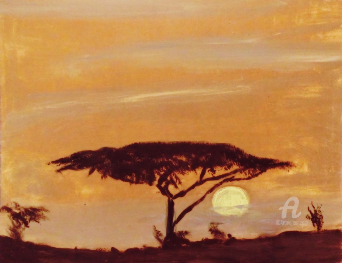 1200x923 The Acacia Tree (Michela Akers) - Acacia Tree Painting