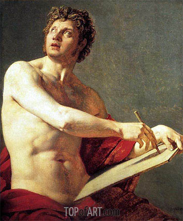 370x447 Academic Figure Ingres Painting 7485 Topofart - Academic Painting
