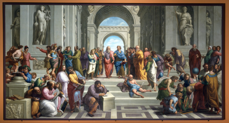 768x415 The School Of Athens (After Raphael) Mengs, Anton Raphael Vampa - Academy Of Athens Painting