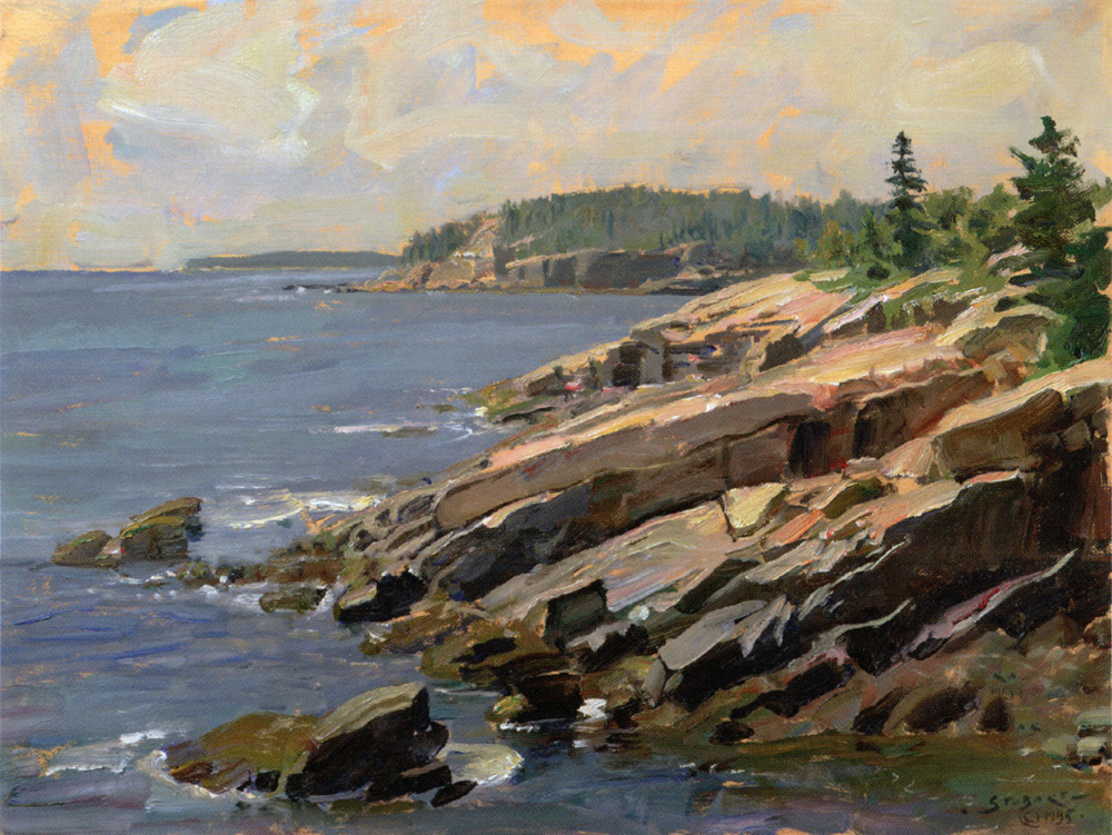 1000x751 John Stobart - Acadia Painting