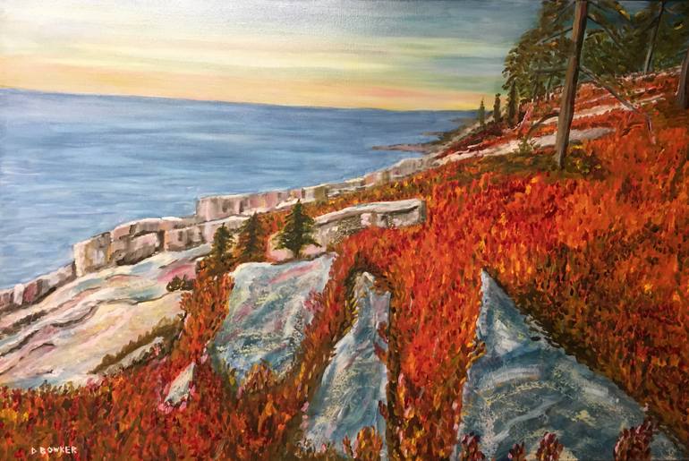 770x515 Saatchi Art Acadia Painting By David Bowker - Acadia Painting