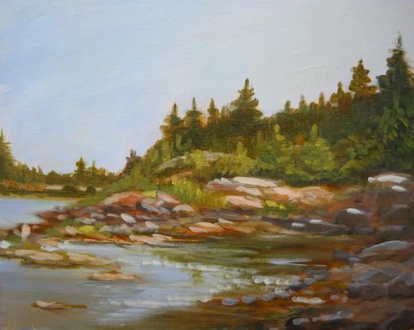 600x479 Schoodic Point Cove, Acadia (Jan Blencowe) - Acadia Painting