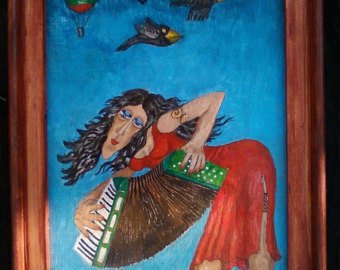 340x270 Accordion Painting Etsy - Accordion Painting