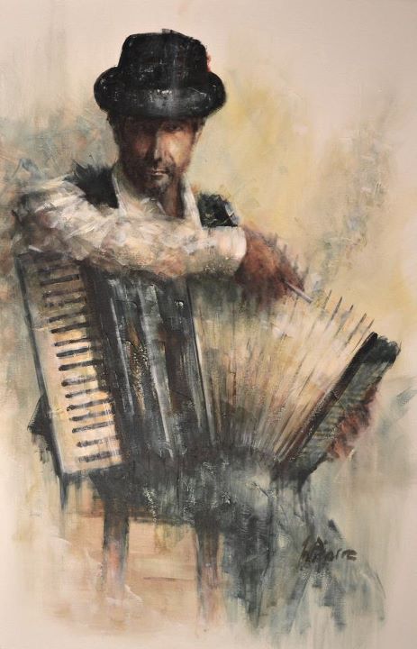 463x720 Labarre, 1977 Figurative Painter Tutt'Art@ Pittura - Accordion Painting