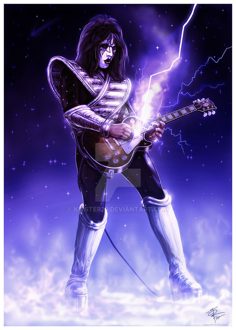 755x1057 Ace Frehley By Kitster29 - Ace Frehley Painting
