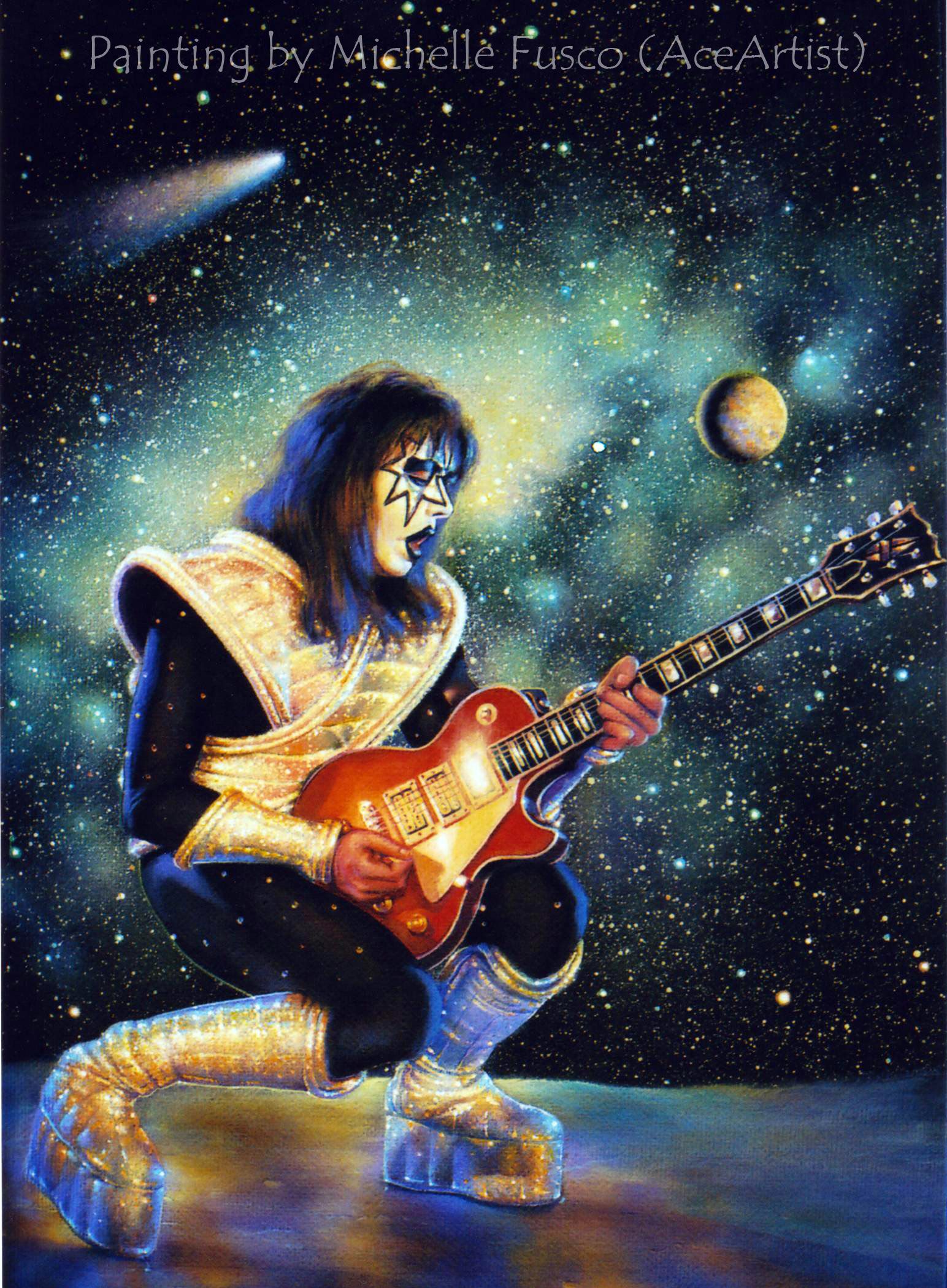 1544x2100 Image Result For Ace Frehley Artwork Ace Frehley - Ace Frehley Painting