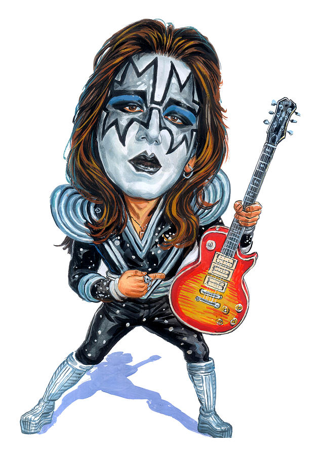 638x900 Ace Frehley Painting By Art - Ace Frehley Painting