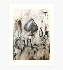 210x230 Ace Of Spades Painting Amp Mixed Media Art Prints Redbubble - Ace Of Spades Painting