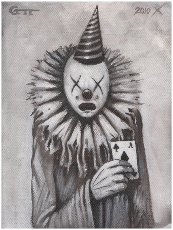 600x796 Ace Of Spades By Gtt Art - Ace Of Spades Painting