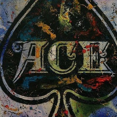 400x400 Ace Of Spades 11x14 Oil Painting Spade Playing Card Urban - Ace Of Spades Painting