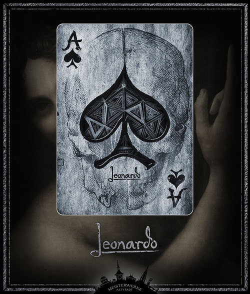 500x588 Leonardo Edition Silver Ace Of Spades On We Heart It - Ace Of Spades Painting