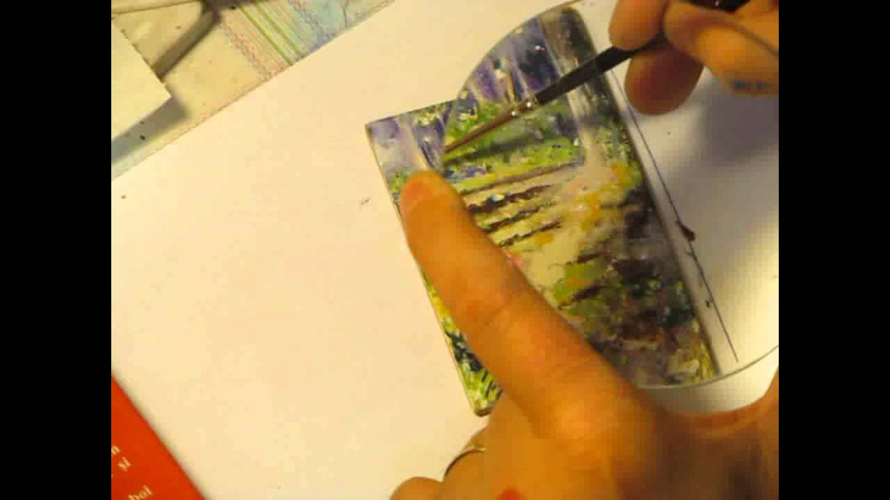 1280x720 Cat Brand New Aceo Art Card Oil Painting Video How To Paint Cats - Aceo Painting