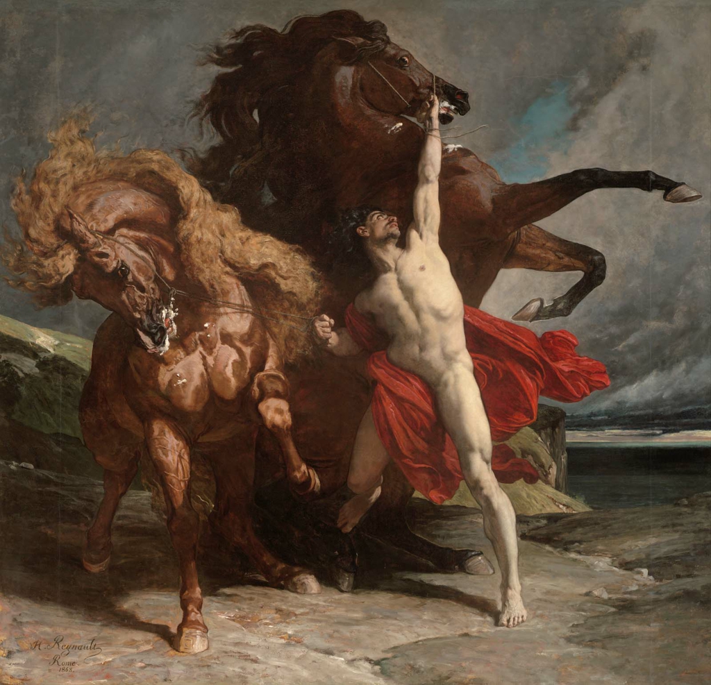 1024x987 Automedon With The Horses Of Achilles Museum Of Fine Arts, Boston - Achilles Painting