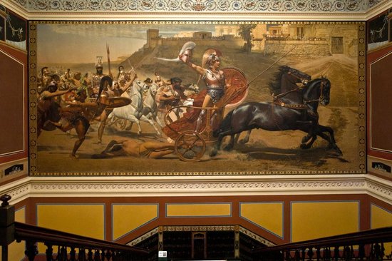 550x366 Painting The Triumph Of Achilles - Achilles Painting