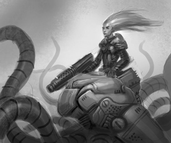 600x504 Monochromatic And Achromatic Color Scheme - Achromatic Painting